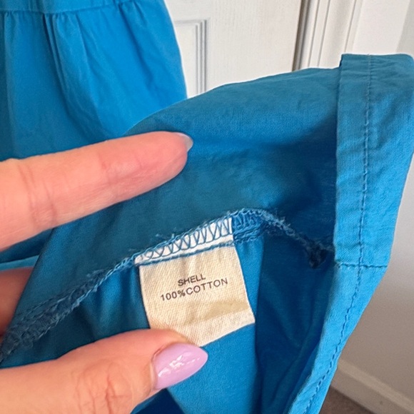 Blue Ruffled Maxi Dress - Picture 6 of 7